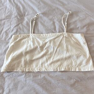 OZMA of California Silk Noil Crop Tank